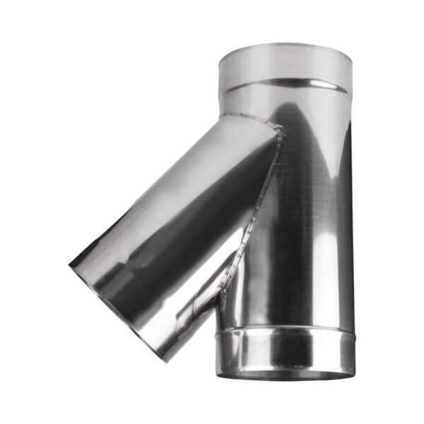 TRÓJNIK KOMINOWY 45° ŻAROODPORNY FI 180 MM