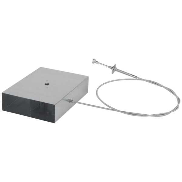 PRZEPUSTNICA Z CIĘGNEM PROSTOKĄTNA DGP 200/90 MM