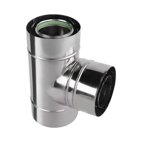 TRÓJNIK 90° TURBO KWASOODPORNY FI 80/125 MM