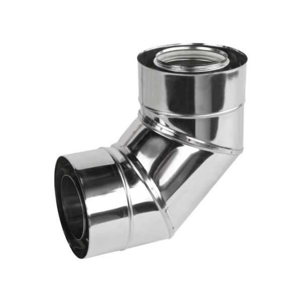 KOLANO 90° TURBO KWASOODPORNE FI 80/125 MM