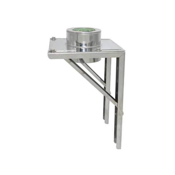 WSPORNIK Z PŁYTĄ TURBO KWASOODPORNY JEDNOŚCIENNY IZOLOWANY FI 80/125 MM