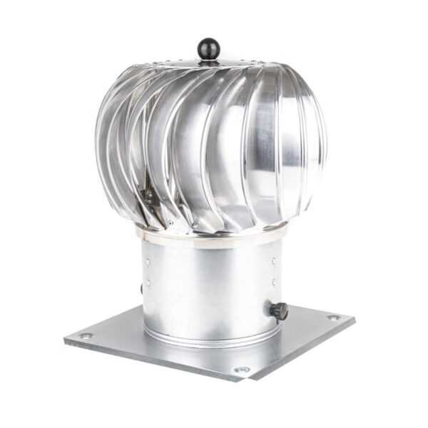 NASADA OBROTOWA KULISTA FI 150 MM ALUMINIOWA - Z PODSTAWĄ