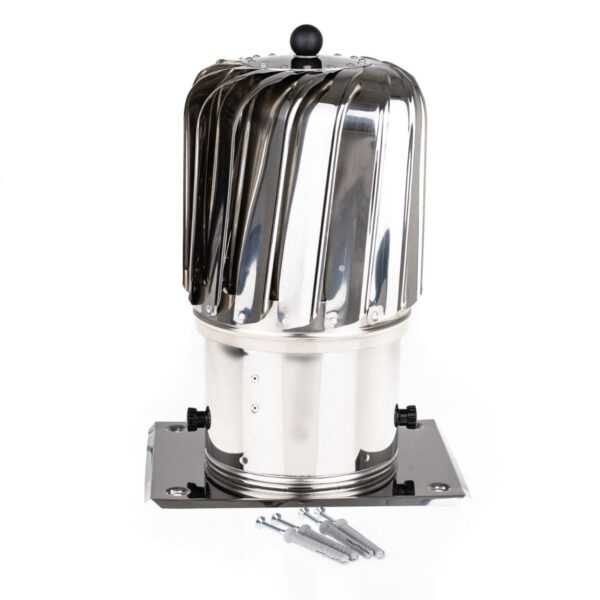 NASADA OBROTOWA PODŁUŻNA FI 150 MM KWASOODPORNA - Z PODSTAWĄ