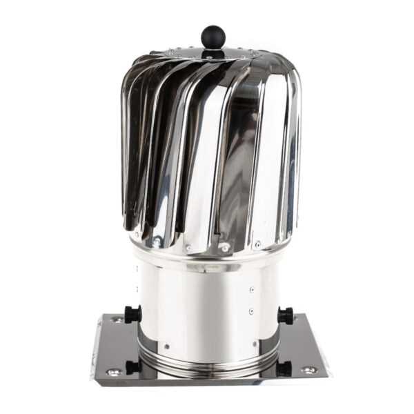 NASADA OBROTOWA PODŁUŻNA FI 150 MM KWASOODPORNA - Z PODSTAWĄ