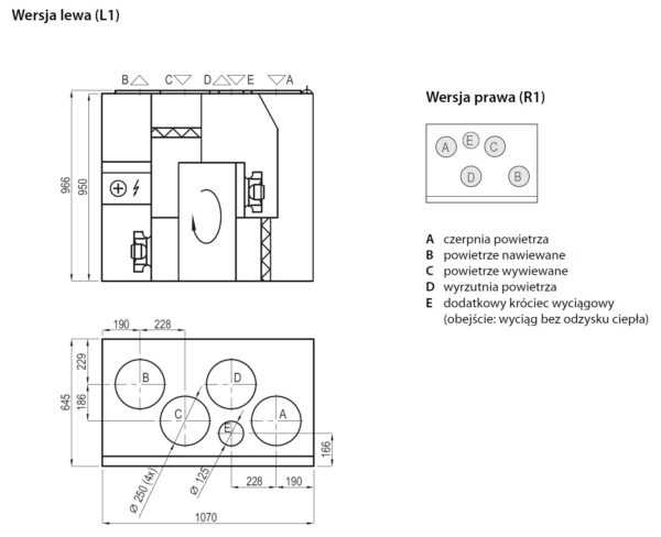 REKUPERATOR KOMFOVENT DOMEKT R 600 V II GENERACJA