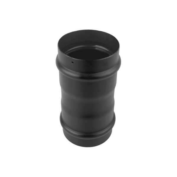 ZŁĄCZKA DWUKIELICHOWA CZARNA FI 80 MM Z USZCZELKĄ - PELLET