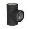 TRÓJNIK 90° CZARNY IZOLOWANY BLACK DESIGN FI 130/180 MM - 1