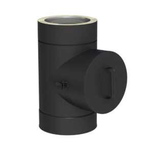 WYCZYSTKA Z WYJŚCIEM OKRĄGŁYM CZARNA IZOLOWANA BLACK DESIGN FI 200/250 MM