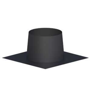 PRZEJŚCIE DACHOWE 0-5° CZARNE  DO RUR IZOLOWANYCH BLACK DESIGN FI 200/250 MMPRZEJŚCIE DACHOWE 0-5° CZARNE  DO RUR IZOLOWANYCH BLACK DESIGN FI 200/250 MM