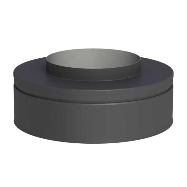 ZAKOŃCZENIE WYLOTU RURY CZARNE IZOLOWANE BLACK DESIGN FI 180/230 MM
