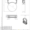 WSPORNIK ŚCIENNY REGULOWANY 50-80 MM DO RUR IZOLOWANYCH DW ECO 304 – DREWNO, PELLET – FI 200/250 MM - 2