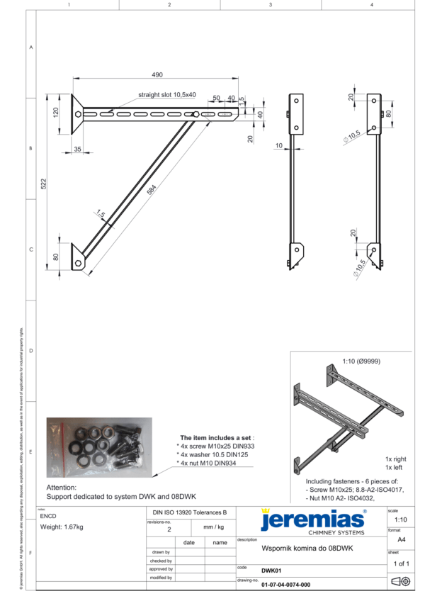 WSPORNIK KOMINA DW ECO 304 - DREWNO, PELLET