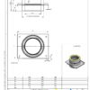 PŁYTA FUNDAMENTOWA DLA WSPORNIKÓW POŚREDNICH IZOLOWANA DW ECO 304 – WENTYLACJA – FI 130/180 MM - 2