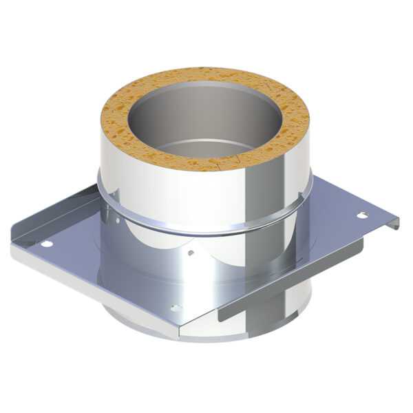 PŁYTA FUNDAMENTOWA DLA WSPORNIKÓW POŚREDNICH IZOLOWANA DW ECO 304 - DREWNO, PELLET - FI 150/200 MM