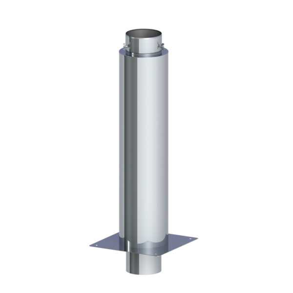 IZOLOWANE PRZEDŁUŻENIE KOMINA L=850 MM DW ECO 304 - DREWNO, PELLET - FI 180/230 MM