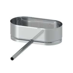 ODSKRAPLACZ Z RURKĄ PO SZEROKIEJ STRONIE ŻAROODPORNA OVAL PREMIUM 120/210 MMODSKRAPLACZ Z RURKĄ PO SZEROKIEJ STRONIE ŻAROODPORNA OVAL PREMIUM 120/210 MM