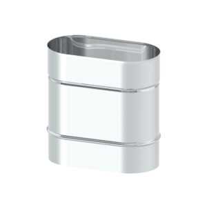 RURA KOMINOWA 250 MM ŻAROODPORNA OVAL PREMIUM 100/180 MMRURA KOMINOWA 250 MM ŻAROODPORNA OVAL PREMIUM 100/180 MM