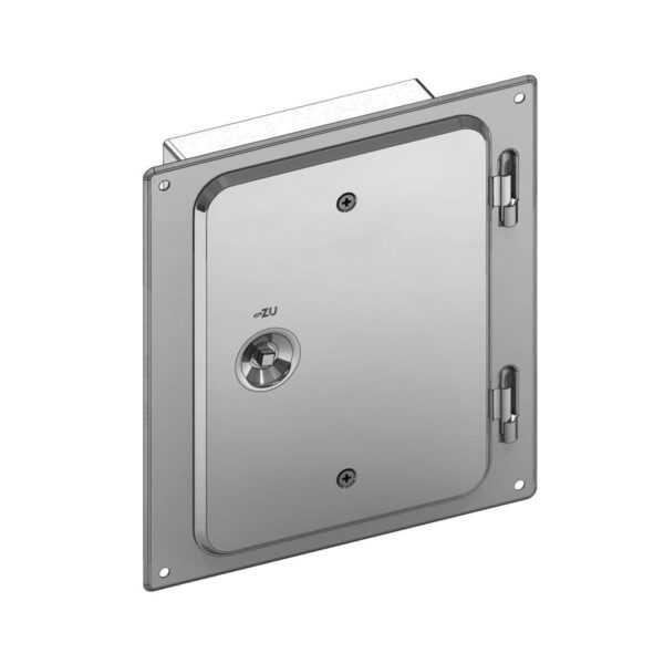 DRZWICZKI 210x140 MM Z KRÓĆCEM 60 MM ŻAROODPORNE OVAL PREMIUM