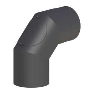 KOLANO 90° CZARNE Z WYCZYSTKĄ FI 160 MMKOLANO 90° CZARNE Z WYCZYSTKĄ FI 160 MM