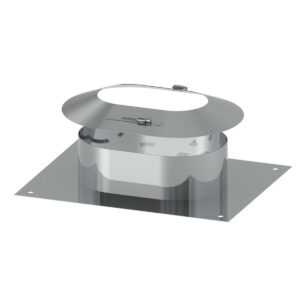 KRÓCIEC DYLATACYJNY Z KOŁNIERZEM ŻAROODPORNY OVAL PREMIUM 120/195 MMKRÓCIEC DYLATACYJNY Z KOŁNIERZEM ŻAROODPORNY OVAL PREMIUM 120/195 MM