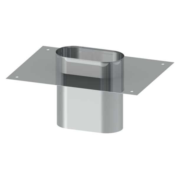 KRÓCIEC DYLATACYJNY ŻAROODPORNY OVAL PREMIUM 100/180 MM