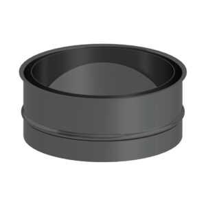 MUFA DWUŚCIENNA CZARNA 100 MM FI 150 MMMUFA DWUŚCIENNA CZARNA 100 MM FI 150 MM